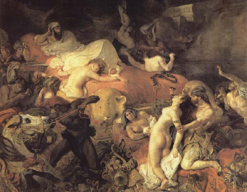 Eugene Delacroix Eugene Delacroix De kill of Sardanapalus Germany oil painting art